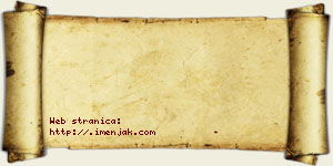 Isidora Mećava vizit kartica